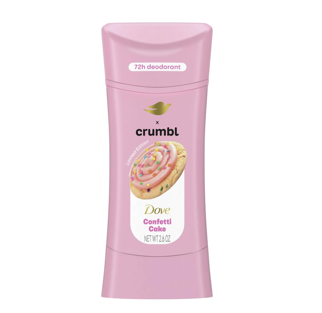 Dove x Crumbl Pacote com 1 Desodorante em bastão Crumbl Confetti